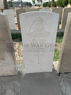 BAGHDAD (NORTH GATE) WAR CEMETERY - FONE, F T